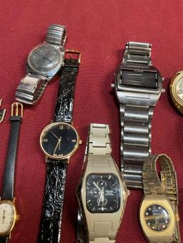 Assorted watches. Quartz, Seiko, Armitron, Timex, etc. 12 pieces