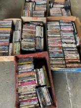 Large lot. Over 300 assorted DVDs