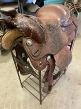 18" Leather Victor Quality horse saddle