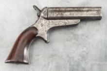 Antique Sharps & Hankins Model 3, .32 caliber Pepperbox Derringer, SN 3889, gray to brown patina, fo