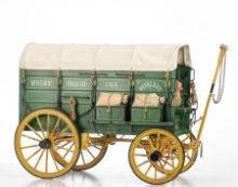 An original Dale Ford canvas top "Overland" marked miniature Supply Wagon, in pristine original cond