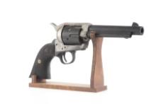 Large wooden, handmade display Revolver, copied in the fashion of a Colt Single Action, measures 22"