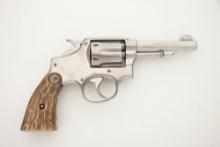 Smith & Wesson MP Double Action Revolver, .38 SPL caliber, SN 290248, re-nickeled finish, 4" barrel