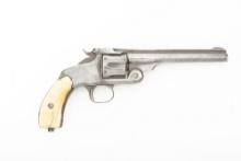 Early Smith & Wesson New Model  No. 3, Single Action Revolver, .44 S&W Russian caliber, SN NV, manuf