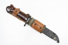 AKM Type I Bayonet (5.8" Blade) W/ Scabbard, Insulator & Frog