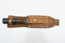 ROMO J-419 Jet Pilot Survival Knife (5.5" Blade) W/ Scabbard