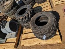 (4) FOUR WHEELER TIRES