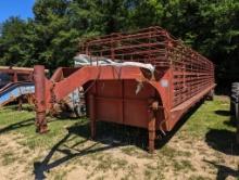 2003 CAR-TEX GN, 40FT, GROUND LOAD CATTLE TRAILER