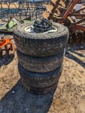 4 Chevy wheels and tires 265-70-17