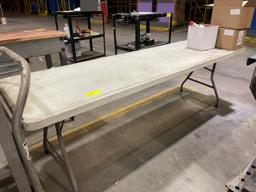 8' Folding table