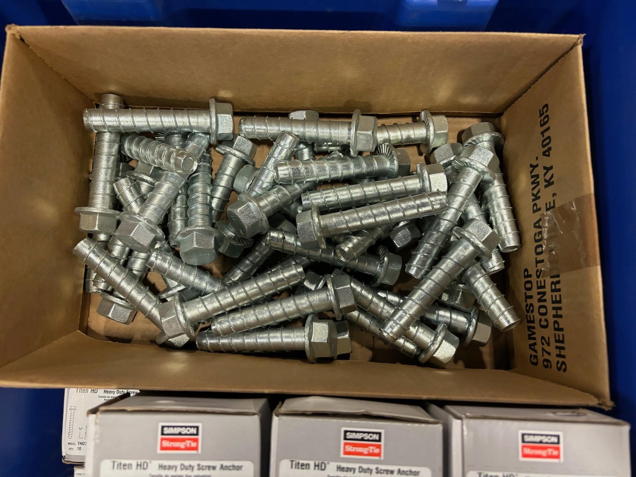 Assorted Anchor bolts
