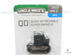 New Uncle Mike's Black QD Rifle Sling Swivels