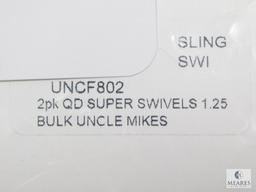 New Uncle Mike's 1.25" Rifle Sling Swivels