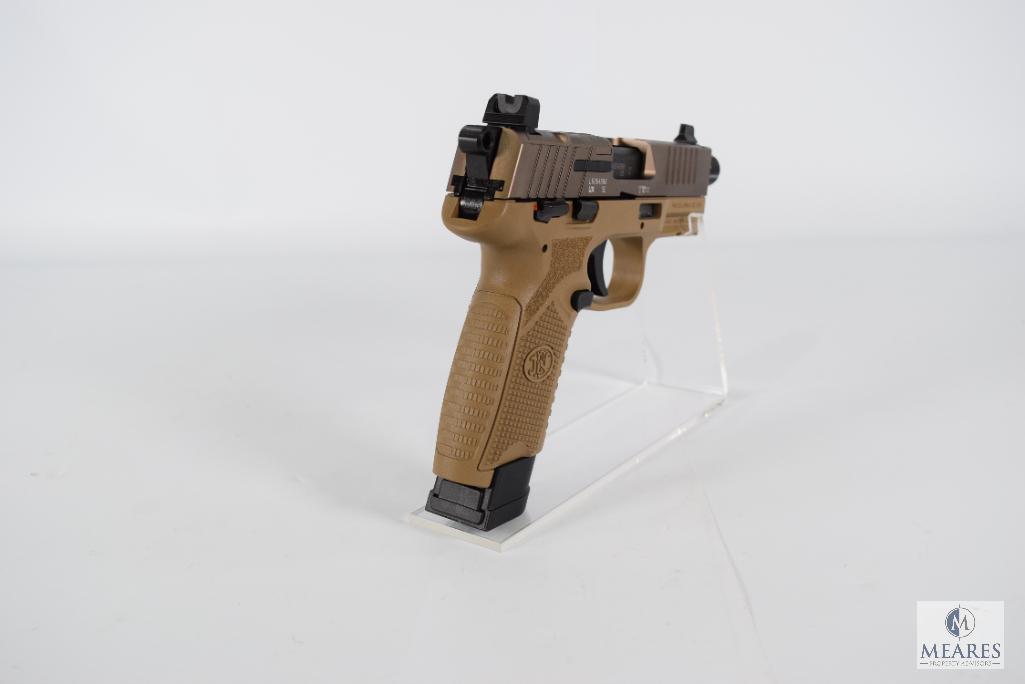 FN502 Tactical FDE Semi-Auto Pistol Chambered in .22LR (5486)