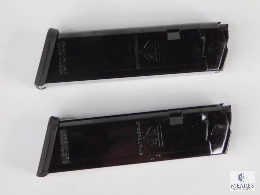 Two New 17-round 9mm Pistol Magazines - Fits Glock 17, 19, 26, 34 and Carbine Rifles
