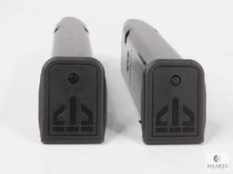 Two New 17 Round 9mm Pistol Magazines Fits Glock 17, 19, 26, 34 and Carbine Rifles