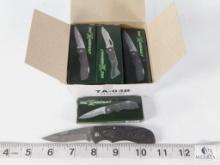Lot of 12 Tac-X-Assault Knives - 5 Inches