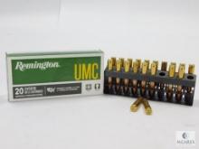 20 Rounds Remington UMC 300 AAC Blackout, 220 Grain OT FB