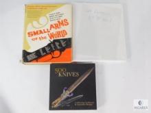 Lot of Two Books, Small Arms of the World and 500 Knives