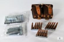 Mosin Nagant Ammo Pouch, Stripper Clips, and Ammo