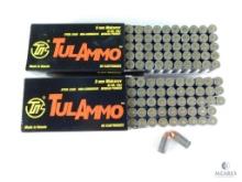 100 Rounds TulAmmo 9mm Makarov 92 Grain FMJ Non-Corrosive Berdan Primed Steel Case