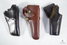 Lot of Three Leather Holsters