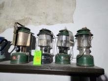 4 Old Coleman Lanterns