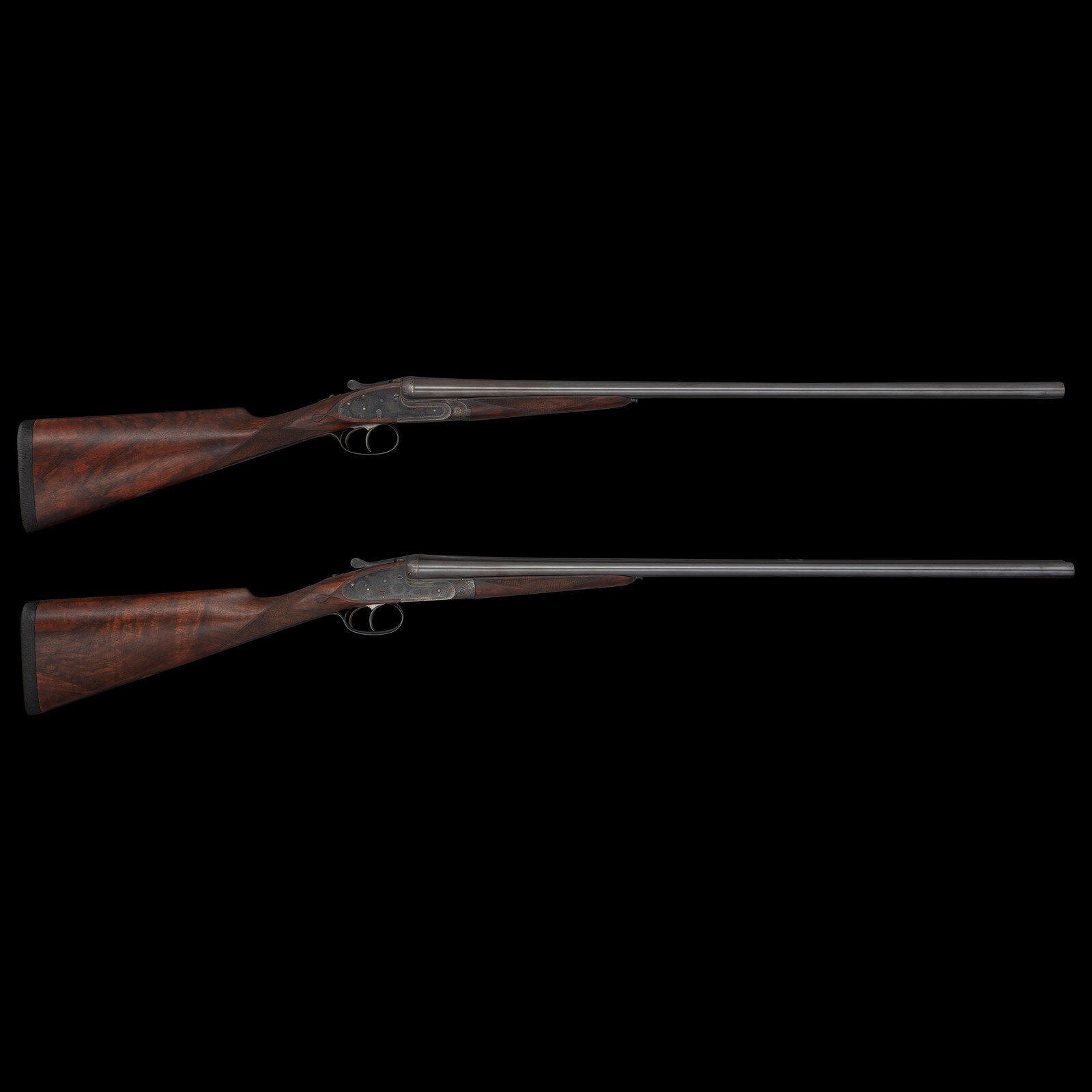 **Pair of Consecutively Numbered James Purdey & Sons 20 Bore SxS Hammerless Shotguns