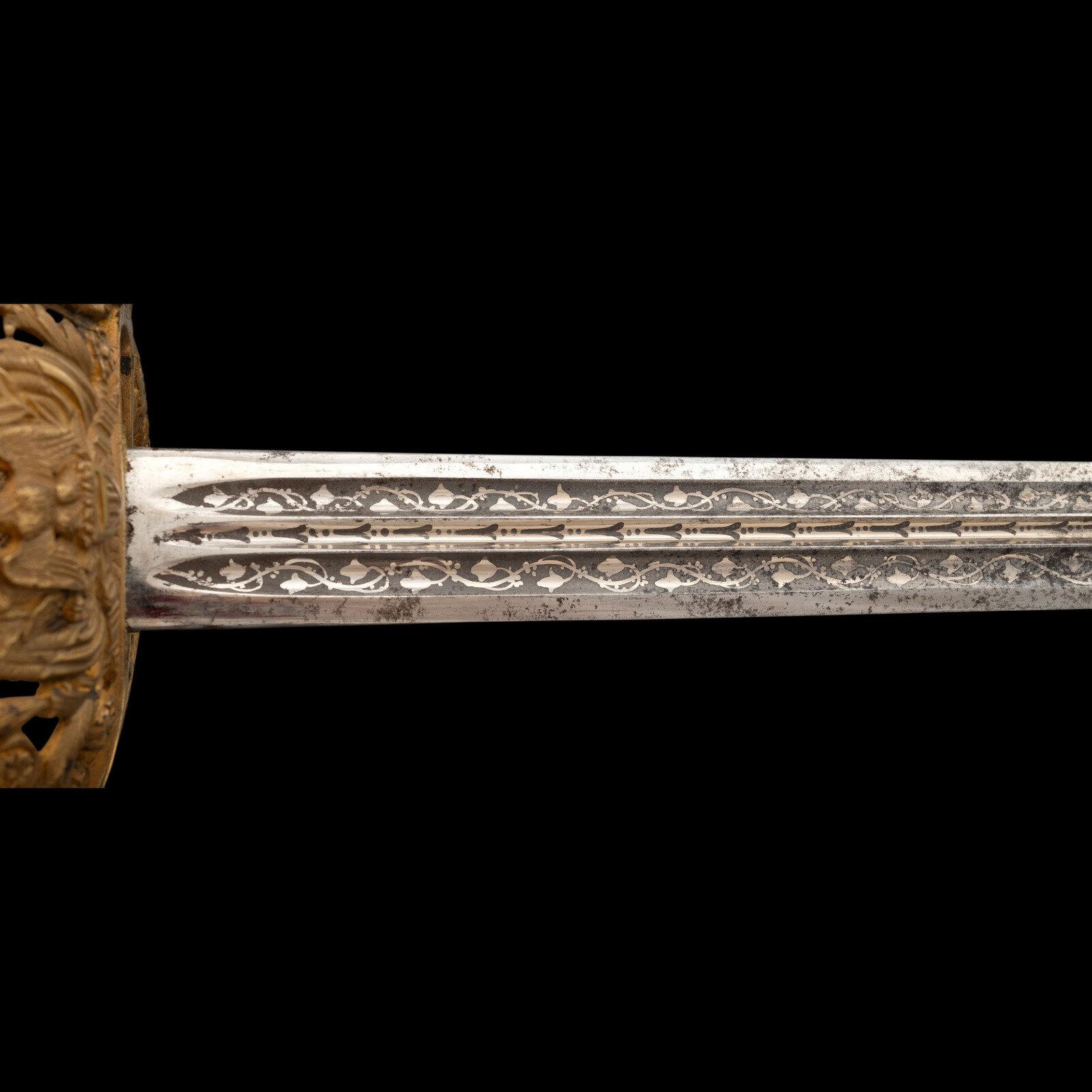 Combination French Hilt Non-Regulation Officer's Sword of Capt. John Kilburn - 7th VT Infantry