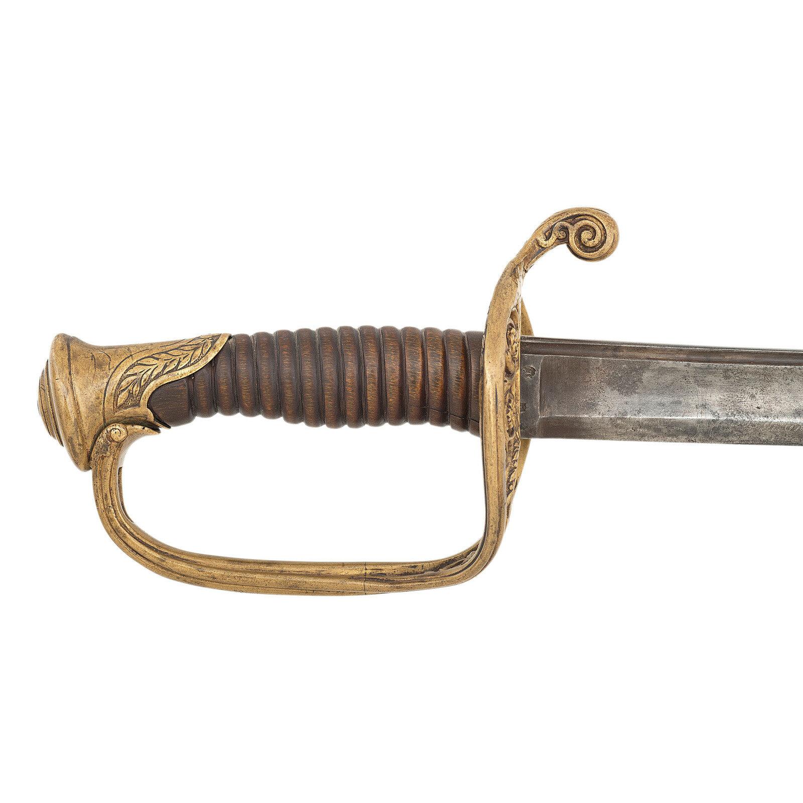 French Import Foot Officers Sword of Lt. Col. John C. Black - Congressional Medal of Honor Recipient