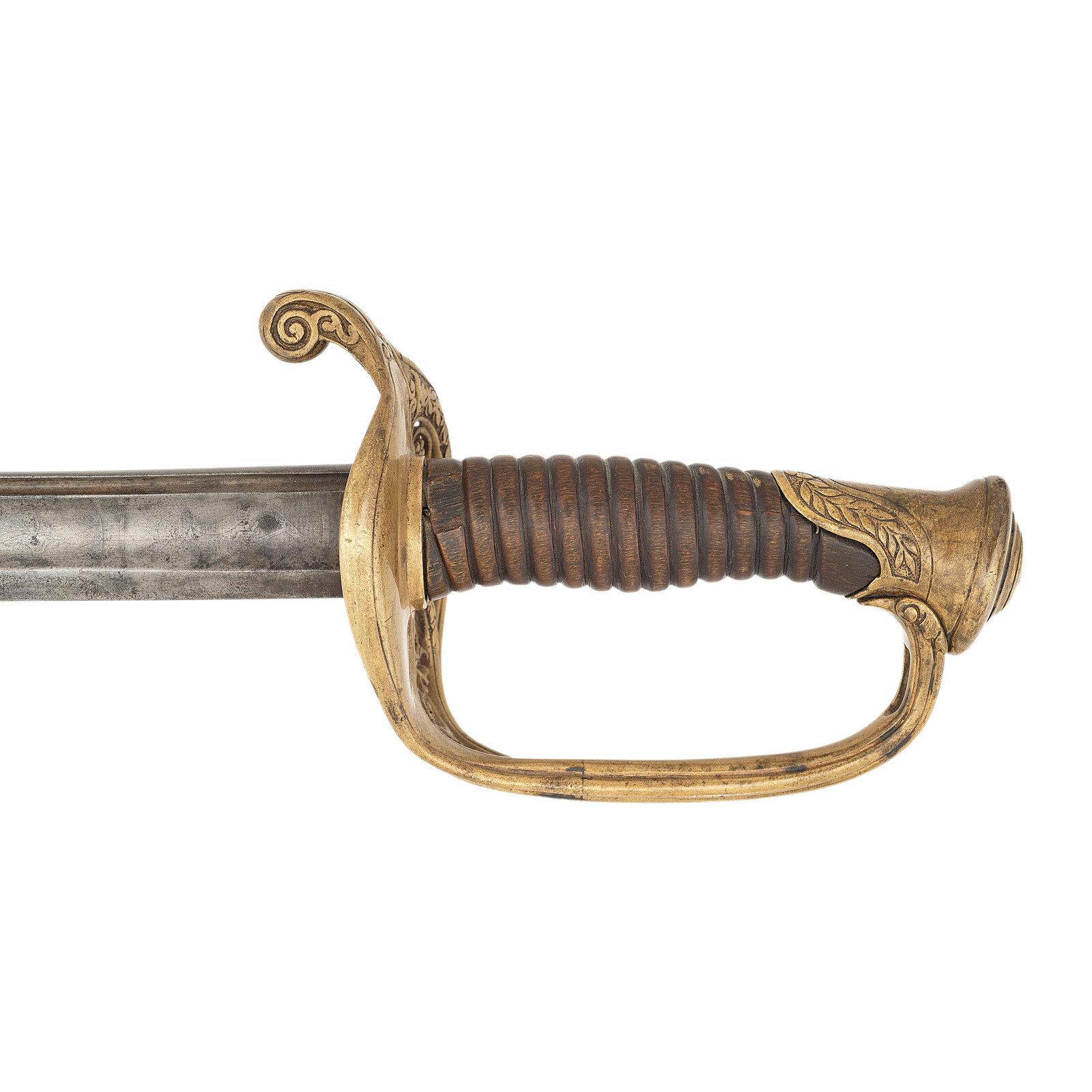 French Import Foot Officers Sword of Lt. Col. John C. Black - Congressional Medal of Honor Recipient