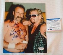 Jake The Snake Roberts Autographed Signed PSA 8x10 Photo WWF WWE Wrestling WCW AEW