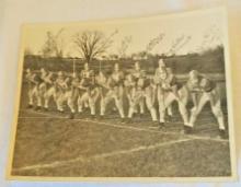 1/1 Vintage 1950s Army Football Team Sign-ed Photo 12 Signatures West Point Cadet Auto Type 1