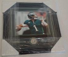 Jalen Hurts Philadelphia Eagles 8x10 Photo Framed Matted Wall Art Man Cave NFL Football Fan