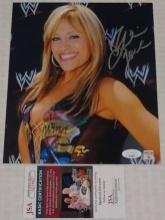 Lillian Garcia Autographed Signed 8x10 Photo WWF WWE JSA NXT Wrestling Ring Announcer AEW