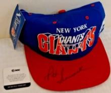 Pat Summerall Autographed Signed 1990s NFL NWT Snapback Hat Cap NY Giants SGC COA NFL On Fox