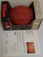 Johnny Unitas Autographed Signed Full Size NFL Wilson Football JSA LOA Colts Chargers HOF