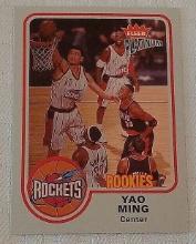 2002-03 Fleer Platinum NBA Basketball Rookie Card #191 Yao Ming 197/250 Rockets RC HOF
