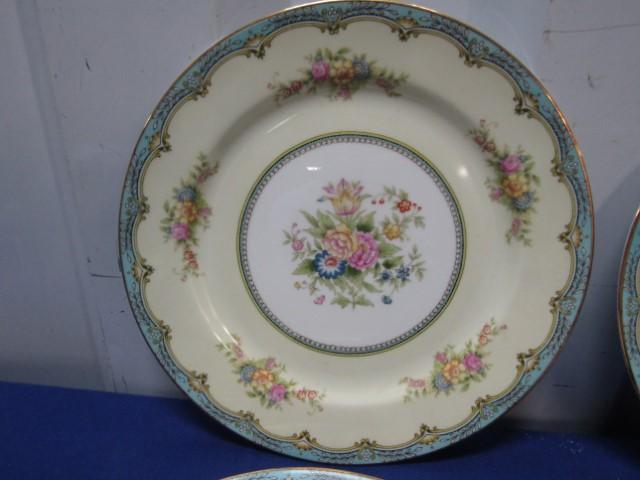 Set Of 4 Noritake China Dinner Plates, Matches Lot 4 And 34