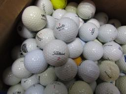 13" X 11" Box Of Good Golf Balls