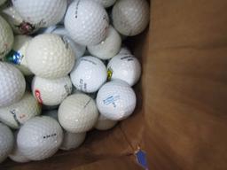 13" X 11" Box Of Good Golf Balls