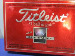 2 Dozen New In The Box Titleist D T Distance Golf Balls
