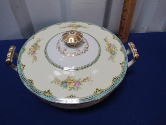 Beautiful Vtg Noritake Lidded Serving Bowl, Matches Lots 17 And 34