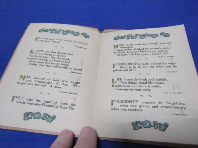 3 Small Booklets From 1912, 1925 And Song Book Is Early 1900s