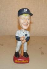 Vtg 1992 Mickey Mantle Porcelain Bobblehead By S. A. M. W/ Box