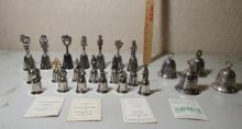Lot Of 23 Silver Plated Bells By Reed And Barton And Towle