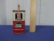 Vtg 3 In 1 Household Oil Can  (NO  SHIPPING - Flamable)