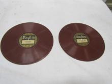 Two 1921 Red Shellac 10" Records For Victrola And Victrola Style Players