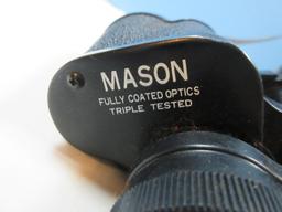 Mason Fully Coated Optics Triple Tested Binoculars w/Case 7X35/525ft @ 1,000 Yards