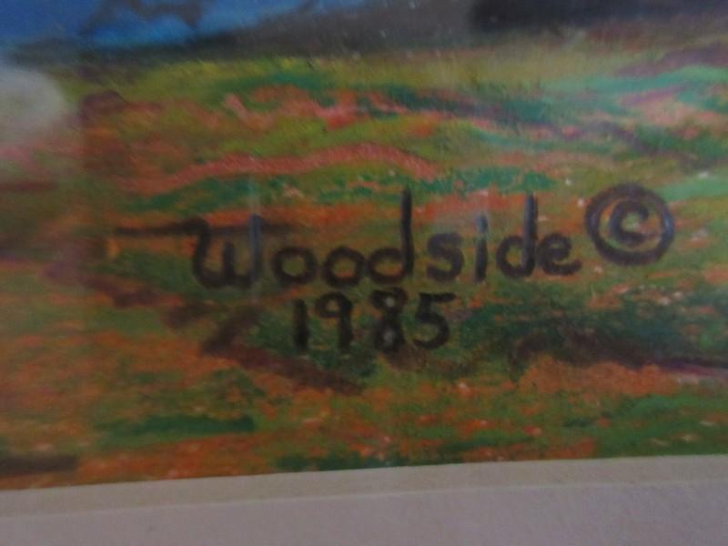 Post Modern Ewer Pitcher & Pick Hammer Chalk Drawing Original Artwork Signed Woodside